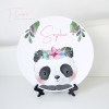 Panda met hoofdband bord